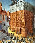 The Building of a Cathedral by Jean Fouquet